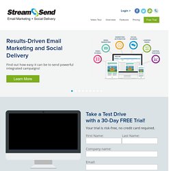 StreamSend Delivers Results Driven Email Marketing