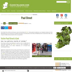 Paul Street - Rue branchée de Cork