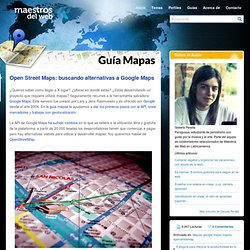 Open Street Maps: buscando alternativas a Google Maps