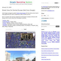 Street View for Central Europe (Not from Google)