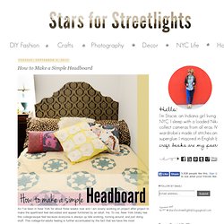 How to Make a Simple Headboard
