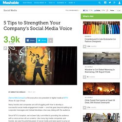 5 Tips to Strengthen Your Company’s Social Media Voice