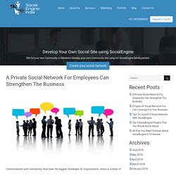 A Private Social Network For Employees Can Strengthen The Business - SocialEngine India Blog