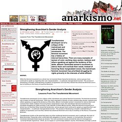 Strengthening Anarchism's Gender Analysis