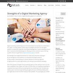 Strengths of a Digital Marketing Agency - NCSoftTech