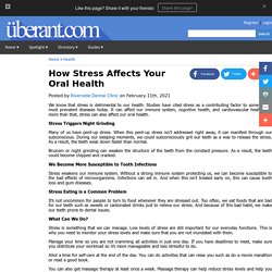 How Stress Affects Your Oral Health