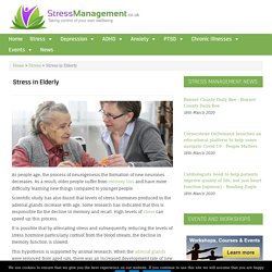 Stress in Elderly, Stress and Aging