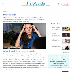 Tips for Managing Stress in the Workplace