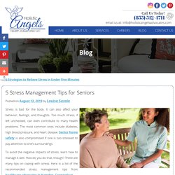 5 Stress Management Tips for Seniors