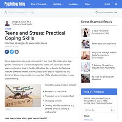 Teens and Stress: Practical Coping Skills