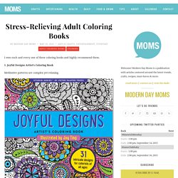 Stress-Relieving Adult Coloring Books