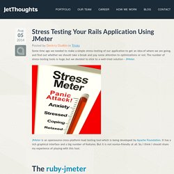 Stress Testing Your Rails Application Using JMeter