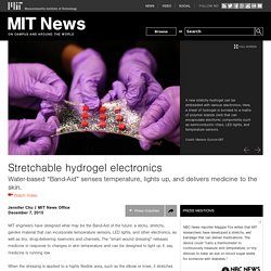 Stretchable hydrogel electronics