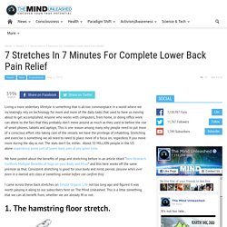 7 Stretches In 7 Minutes For Complete Lower Back Pain Relief