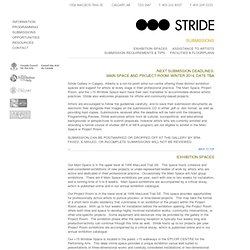 Stride Gallery — Submissions