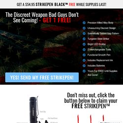 Free Tactical Strikepen Black (STRIKEPEN – Clickbank) — apesurvival