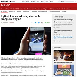 Lyft strikes self-driving deal with Google's Waymo