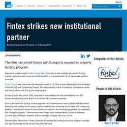 Fintex strikes new institutional partner - AltFi News