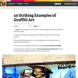 40 Striking Examples of Graffiti Art