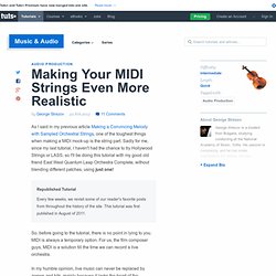 Making Your MIDI Strings Even More Realistic