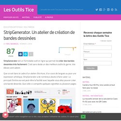 StripGenerator. Un atelier de création de bandes dessinées