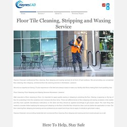 Floor Stripping, Tile Cleaning and Waxing Service In Norristown, Lebanon