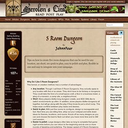 s Citadel: 5 Room Dungeon By JohnnFour