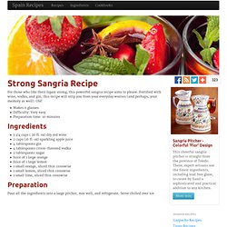 Strong Sangria Recipe