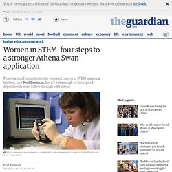 Women in STEM: four steps to a stronger Athena Swan application