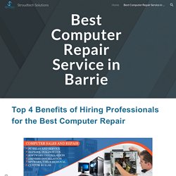 Stroudtech Solutions - Best Computer Repair Service in Barrie