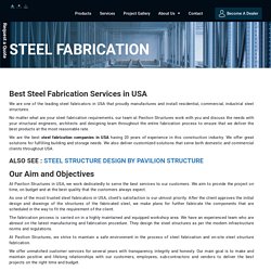 Structural Steel Fabrication Company in Florida, USA - Pavilion Structure