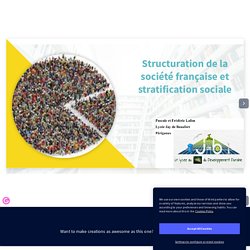 Structuration de la société française et stratification sociale by jayses on Genially