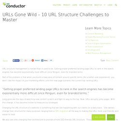 URLs Gone Wild - 10 URL Structure Challenges to Master