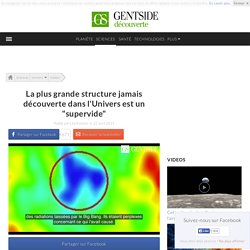 La plus grande structure jamais découverte dans l'Univers est un "supervide"