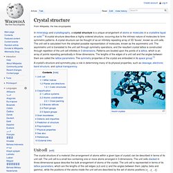 Crystal structure