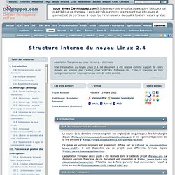 Structure interne du noyau Linux 2.4