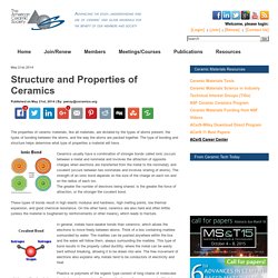 Structure and Properties of Ceramics