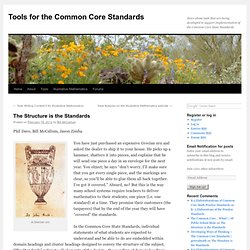 Tools for the Common Core Standards