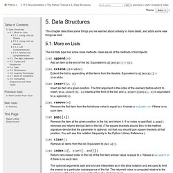 5. Data Structures