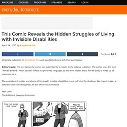 This Comic Reveals the Hidden Struggles of Living with Invisible Disabilities