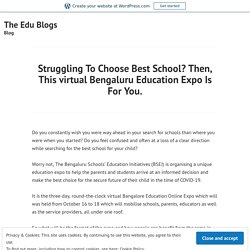 Choose The Best School In Bangalore