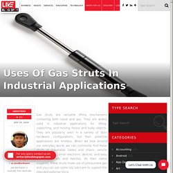 Uses Of Gas Struts In Industrial Applications