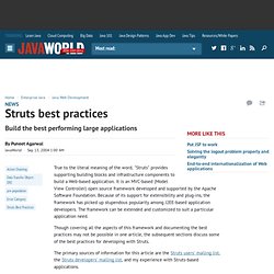 Struts best practices
