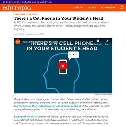 The Impact of Cell Phones on Student Attention in the Classroom