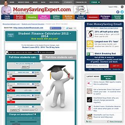 Student Loan Calculator 2012: How much will you REALLY repay?