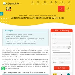SOP for Student Visa Extension by Expert SOP Writers with 97% Approval rate