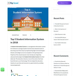 Looking For Student Information System Online in India - Flipscool