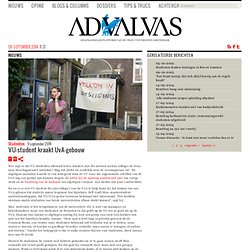 advalvas: VU student kraakt UvA-gebouw