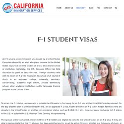 Student Visa Services Manteca California