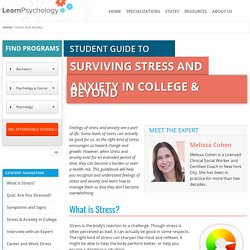 Student Stress & Anxiety Guide